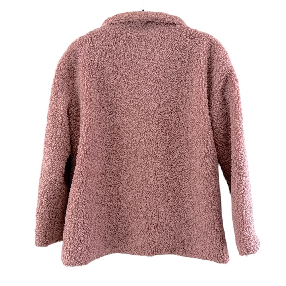 Orange Creek Teddy Sherpa Jacket Lightweight Mauve- Women's Sz Medium